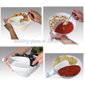 breakfast Cereal Bowl / Plastic Bowl wtih handle /breakfast bowl/split bowl